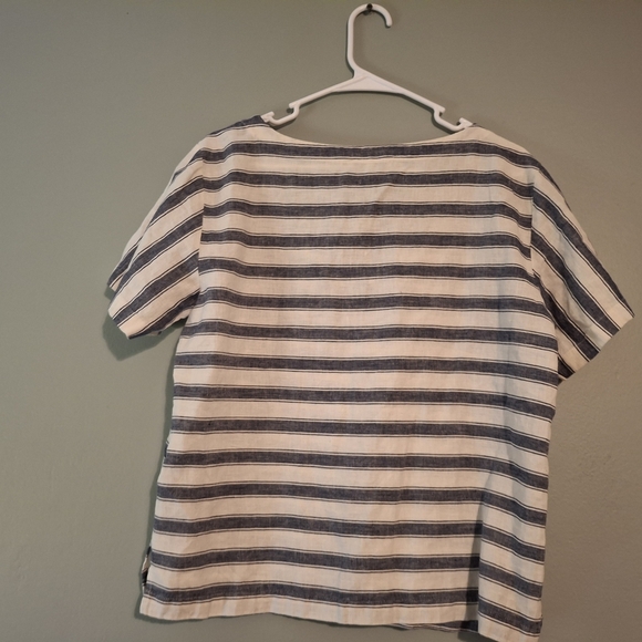 Medewell Striped Navy and White Top. - Picture 2 of 5